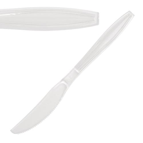 Fiesta Heavyweight Plastic Knife Clear (Pack 100)
