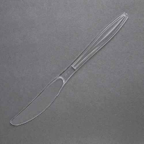 Fiesta Heavyweight Plastic Knife Clear (Pack 100)