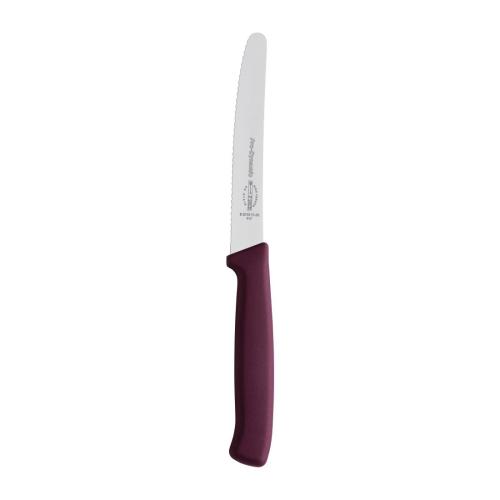 Dick Pro Dynamic Serrated Utility Knife Purple - 11cm