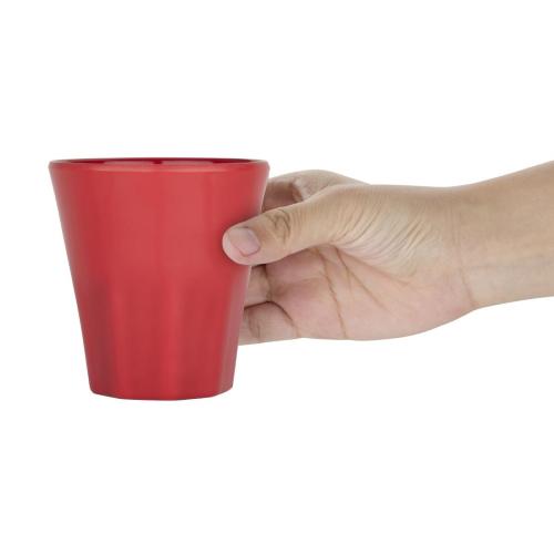 Olympia Kristallon Melamine Beaker Red - 290ml 9 4/5fl oz (Box 6)