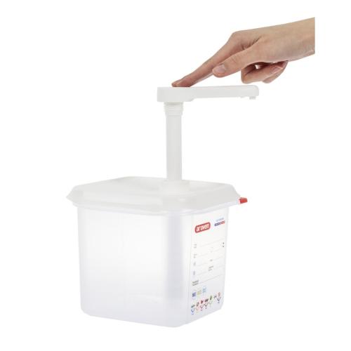 Araven Sauce Dispenser Transparent - GN 1/6 2.6Ltr