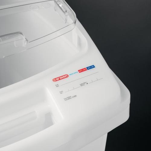 Araven Ingredient Bin Transparent - 80Ltr
