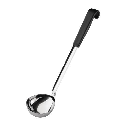 Vogue Ladle Black Handled - 130ml 6fl oz