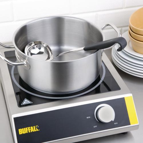 Vogue Ladle Black Handled - 130ml 6fl oz