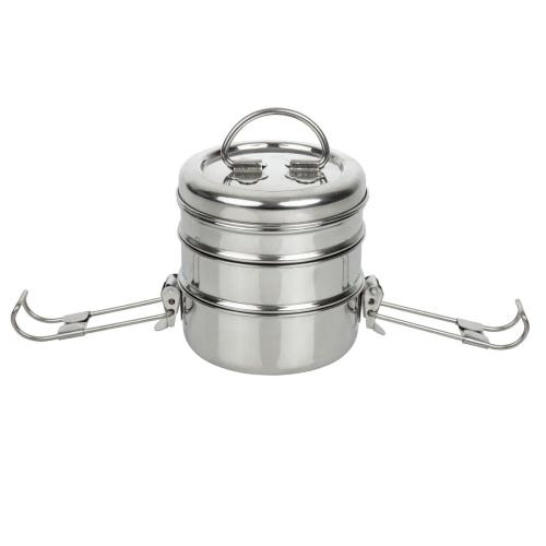 Utopia Tiffin Tin 3-tier - 4 1/4" 110mm H190mm (Box 6)