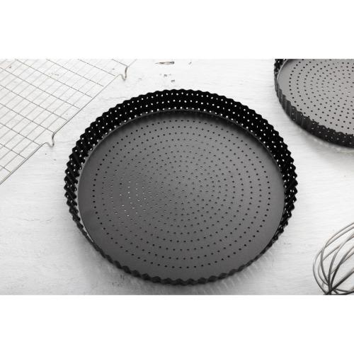 Masterclass Crusty Bake Fluted Round Flan/Quiche Tin - 30x3cm