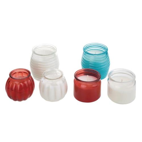 Olympia Jam Jar Candle Red (Box 12)