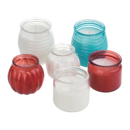 Olympia Beehive Jar Candle Clear (Box 12)