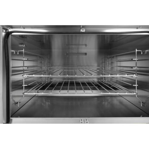 Buffalo 6 Burner Gas Oven Range with Castors (Nat/Pro)