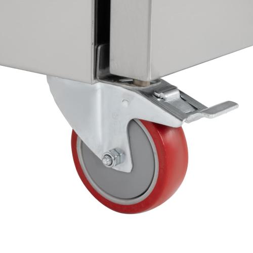 Buffalo 6 Burner Gas Oven Range with Castors (Nat/Pro)