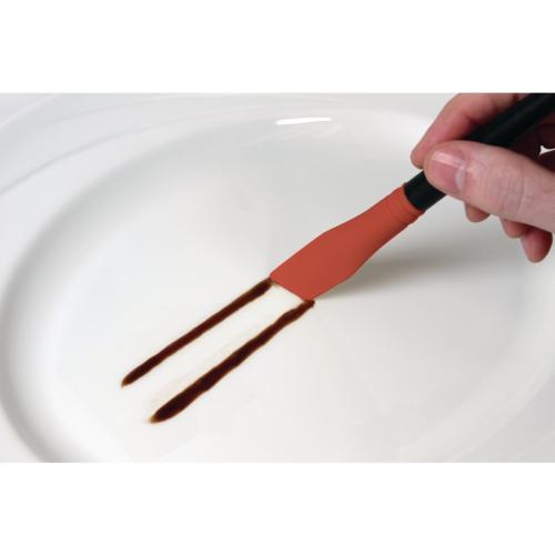 Mercer Culinary Silicone Plating Brush - 60 Degree Angle