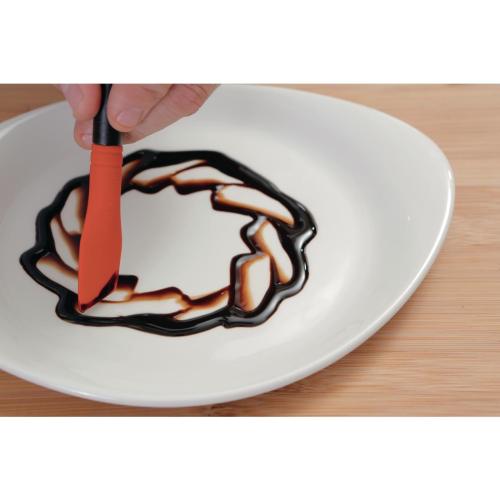 Mercer Culinary Silicone Plating Brush - 60 Degree Angle