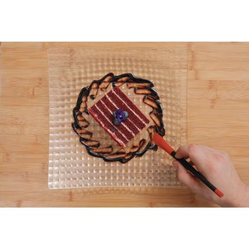 Mercer Culinary Silicone Plating Brush - 60 Degree Angle