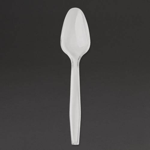 Fiesta Heavyweight Plastic Tea Spoon Clear (Pack 100)