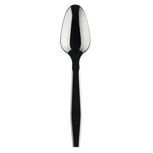 Fiesta Heavyweight Plastic Tea Spoon Black (Pack 100)