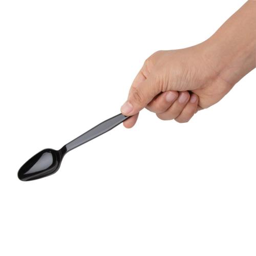 Fiesta Heavyweight Plastic Tea Spoon Black (Pack 100)