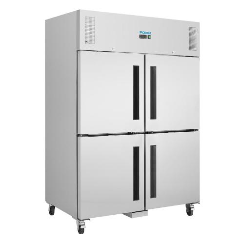 Polar G-Series Upright Double Stable Door Gastro Fridge - 1200Ltr