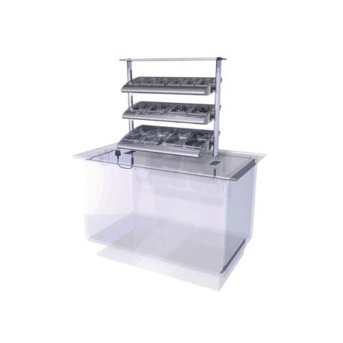 CED Designline Ambient Cutlery/Condiment Unit Self Service 800mm (L) (Direct)