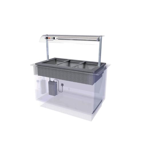 CED Designline Dry Heat Bain Marie Self Service 1175mm (L) (Direct)