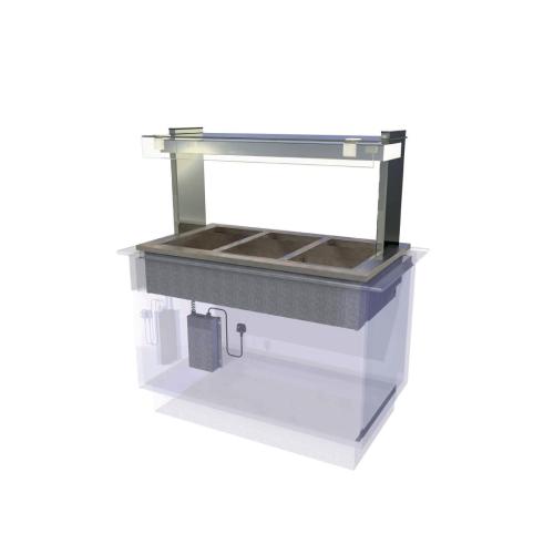 CED Kubus Dry Heat Bain Marie Self Service 1175mm (L) (Direct)