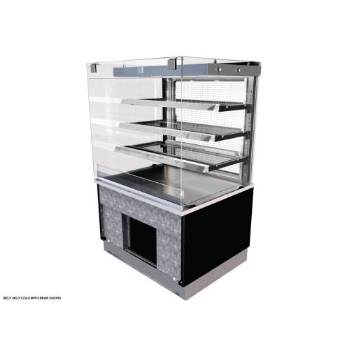 CED Kubus Cold Patisserie (Rear Door) Self Service 900mm (L) (Direct)