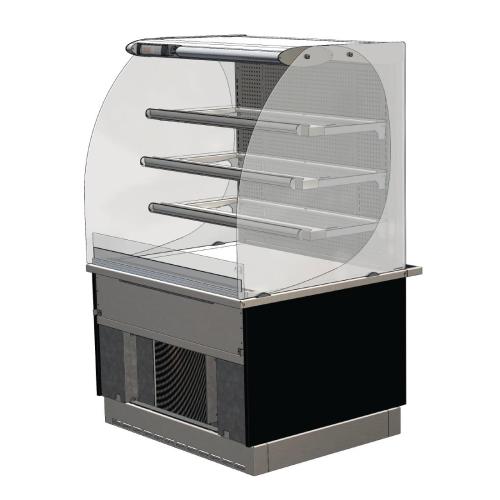 CED Designilne Cold Patisserie (Fixed Back) Self Service 600mm (L) (Direct)