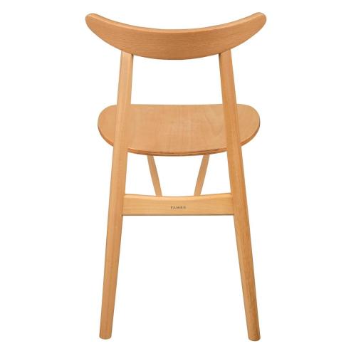 Fameg Cowhorn Sidechair Natural Beech (Pack 2)