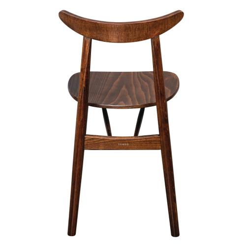 Fameg Cowhorn Sidechair Walnut Effect (Pack 2)