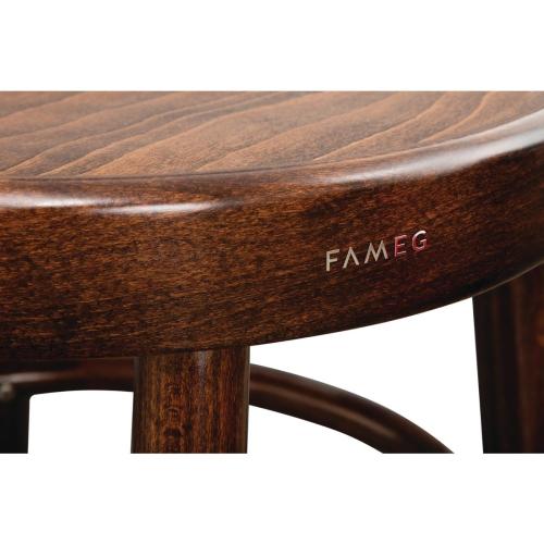Fameg Bentwood Bar Stool Walnut Effect (Single)