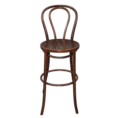 Fameg Bentwood Bistro High Stool Walnut Effect (Single)