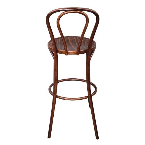 Fameg Bentwood Bistro High Stool Walnut Effect (Single)