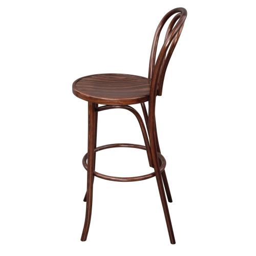 Fameg Bentwood Bistro High Stool Walnut Effect (Single)