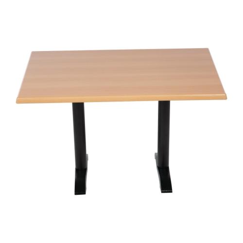 Bolero Rectangular Table Top Beech Effect - 1200x800mm