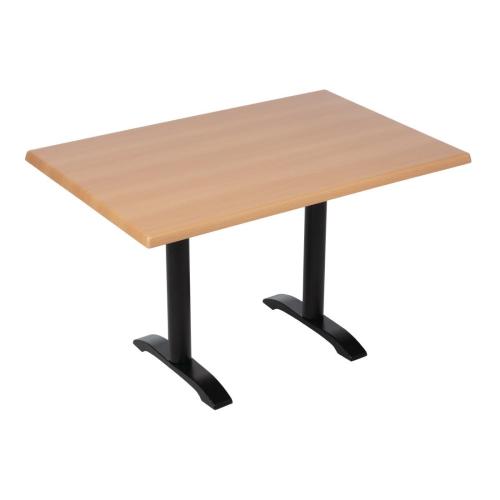 Bolero Rectangular Table Top Beech Effect - 1200x800mm