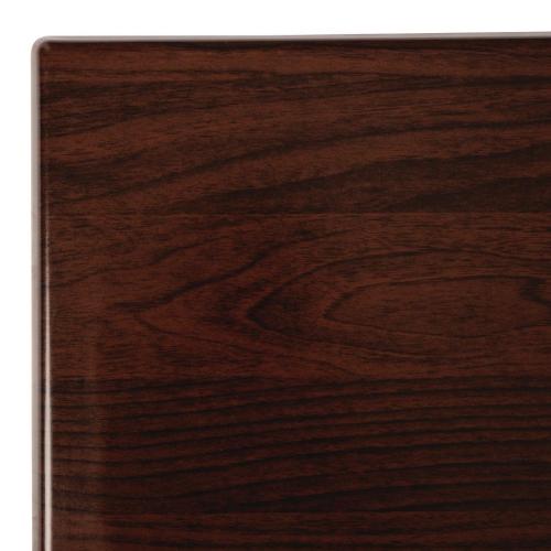 Bolero Rectangular Table Top Dark Brown - 1200x800mm