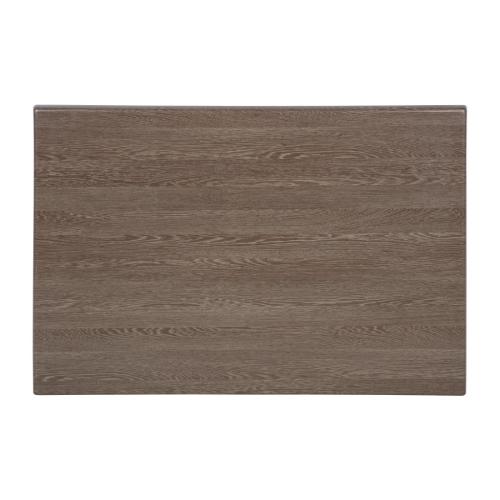 Bolero Rectangular Table Top Wenge Grain - 1200x800mm
