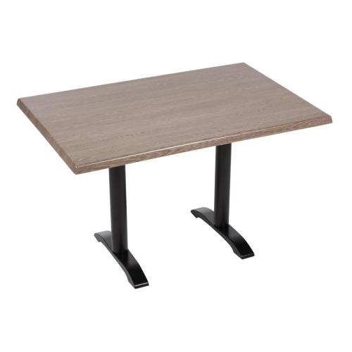 Bolero Rectangular Table Top Wenge Grain - 1200x800mm