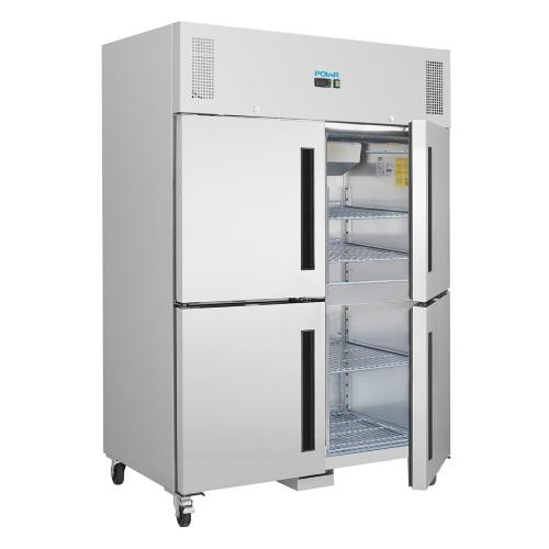 Polar G-Series Upright Double Stable Door Gastro Fridge - 1200Ltr