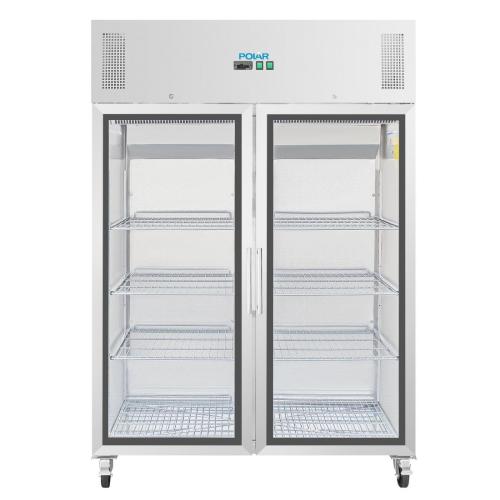 Polar G-Series Upright Double Door Gastro Display Fridge - 1200Ltr