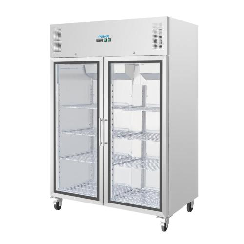 Polar G-Series Upright Double Door Gastro Display Fridge - 1200Ltr