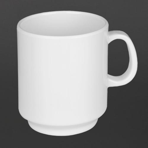 Olympia Kristallon Melamine Mug - 340ml 11 1/2fl oz (Box 6)