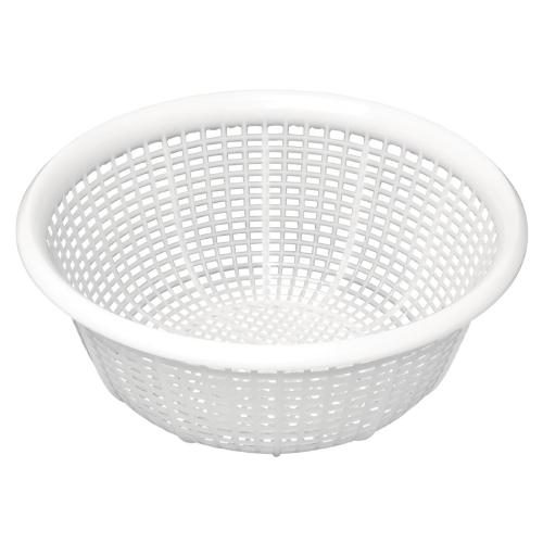 Vogue Round Colander Polyethylene White - 228mm