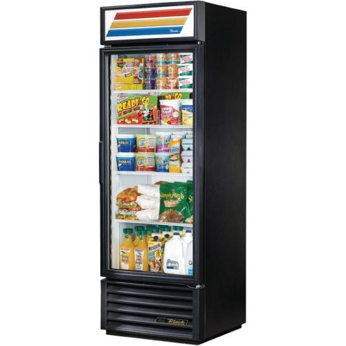 True 1 Glass Door 538Ltr Upright Display Fridge Black GDM-19T-HC-LD-B (Direct)