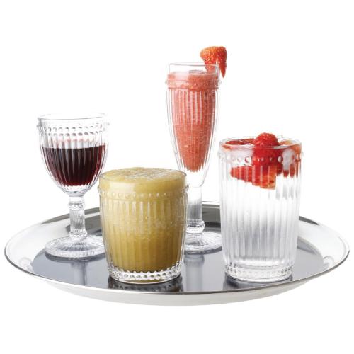 Olympia Baroque Wine Glass Clear - 190ml 6.5oz (Box 6)