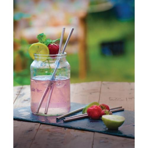 Metal Straws St/St - 8 1/2" (Box 25)