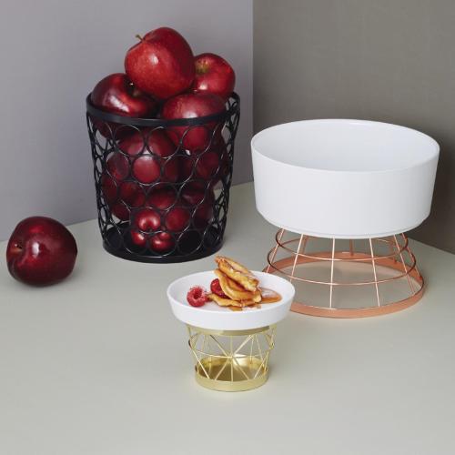 APS+ Metal Basket Gold Brushed 105mmd 80mm h (B2B)