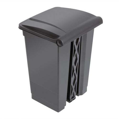 EDLP Jantex Kitchen Pedal Bin Black - 45Ltr