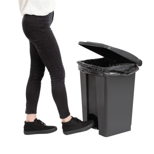 EDLP Jantex Kitchen Pedal Bin Black - 45Ltr