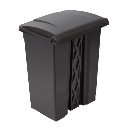 Jantex Kitchen Pedal Bin Black - 65Ltr