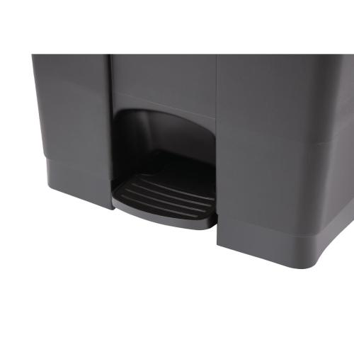 Jantex Kitchen Pedal Bin Black - 65Ltr